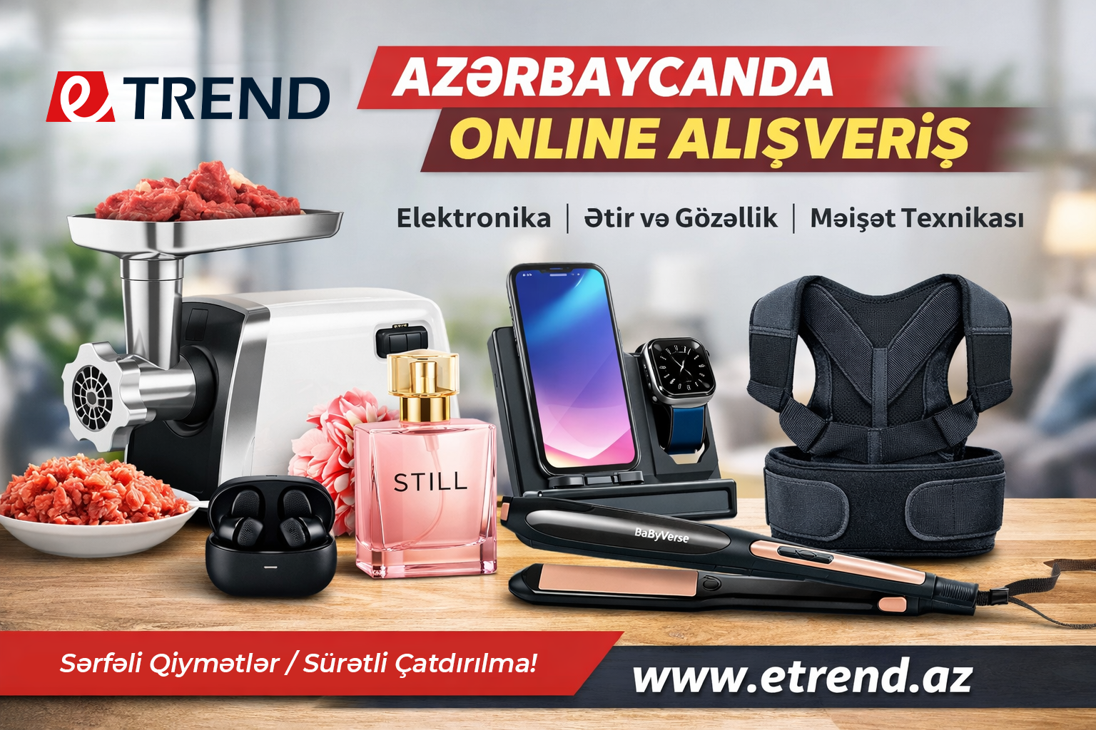 Azerbaycanda Online Alışveriş: Etrend.az ilə Trend Məhsulları Sərfəli Qiymətə Tapın